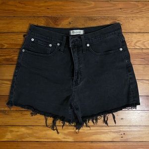 Madewell High Rise Denim Shorts in Lunar Wash 28